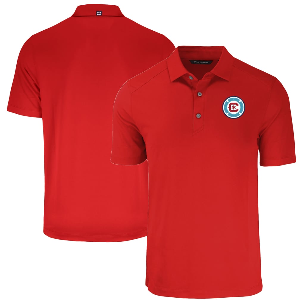  Chicago Fire Cutter & Buck Forge Eco Stretch Recycled Polo - Red